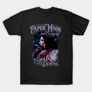 Paper Moon Tattoo Co. - Feed Your Demons T-Shirt